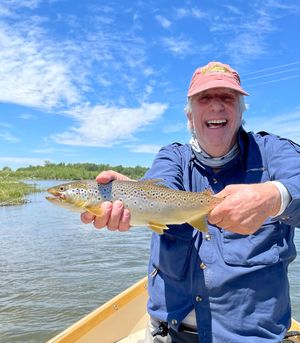Henry Winkler met een vis