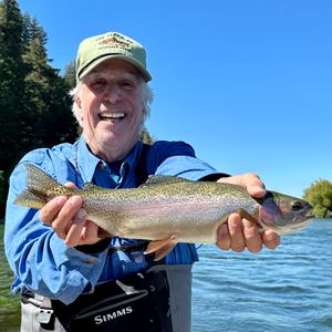 Henry Winkler met een vis